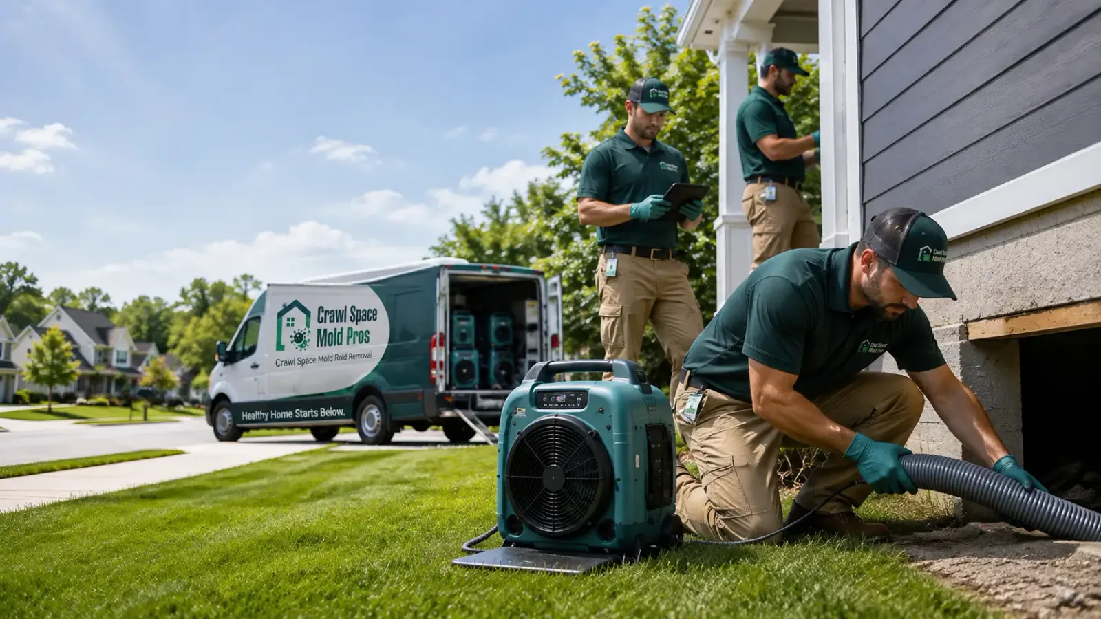 Crawl Space Mold Removal in Bellows Falls, VT